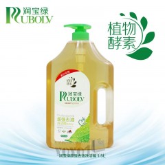 润宝绿天然超强去油洗洁精1.5L