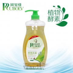 润宝绿品牌超强去油洗洁精安全家庭洗洁精1L