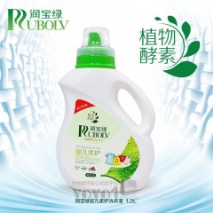 润宝绿婴儿柔护洗衣液超强护肤
